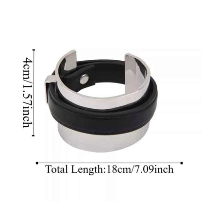 Metal Bangle Golden Wrist Jewelry Belt