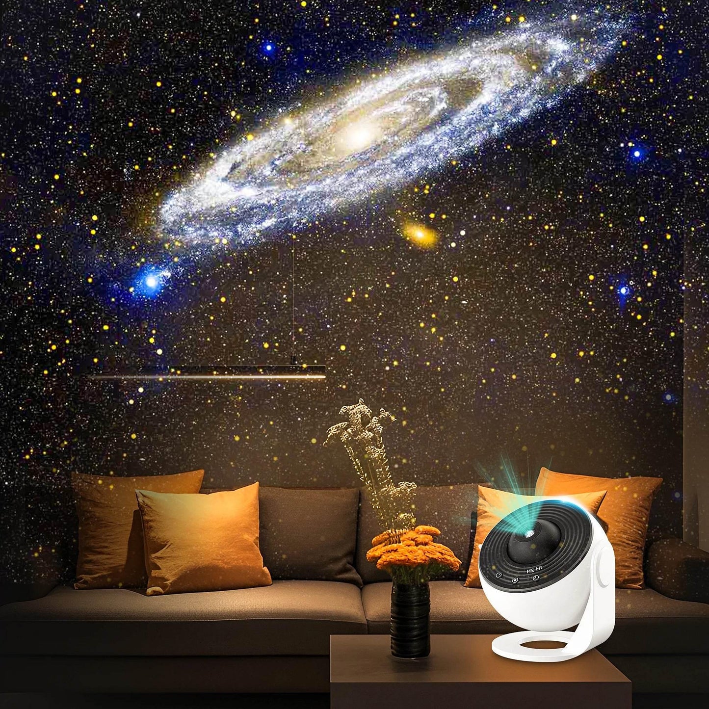 Star Projector 13 Planetarium Galaxys Projector With 360°Rotation - Dabfavshop