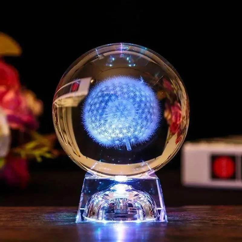 3D LED Crystal Ball Collectible - Dabfavshop