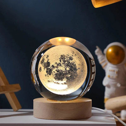 3D Crystal Ball Astronomy Galaxy Solar System - Dabfavshop