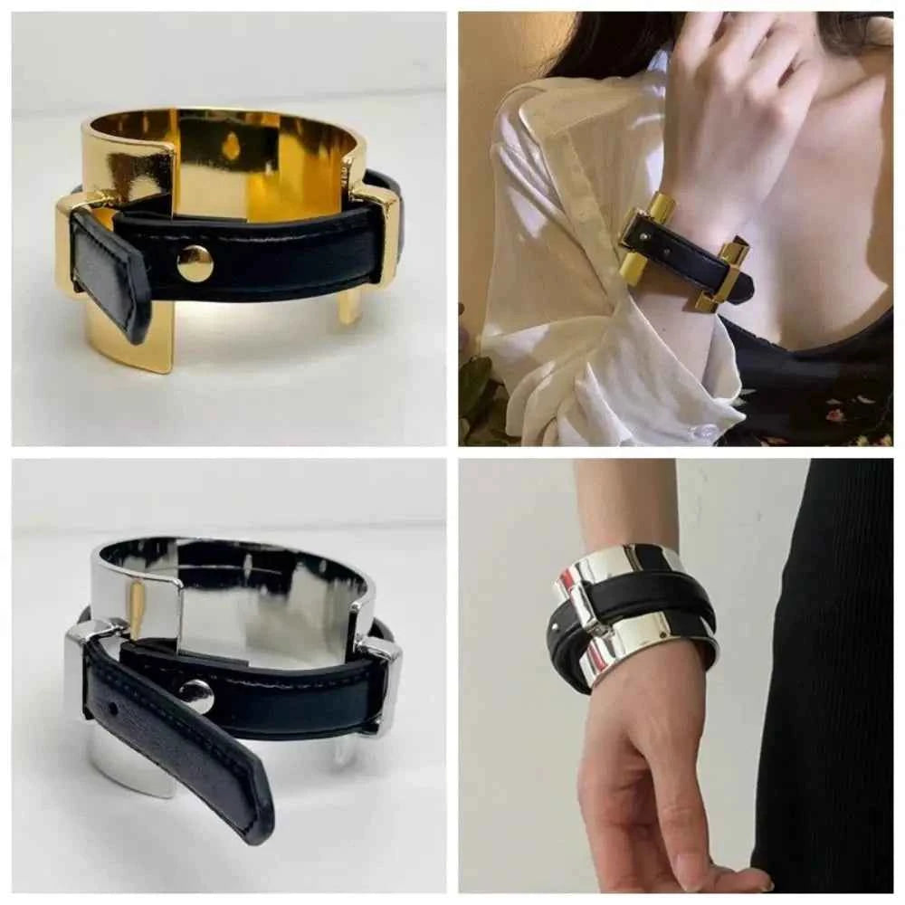 Metal Bangle Golden Wrist Jewelry Belt