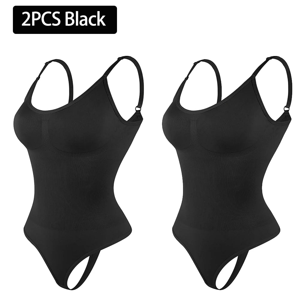 Smoothing Shapewear Bodysuit for Women Faja Full Body Shaper Thong Soft Body Shaping Sculpting Breast Slimming Underwear Dabfavshop