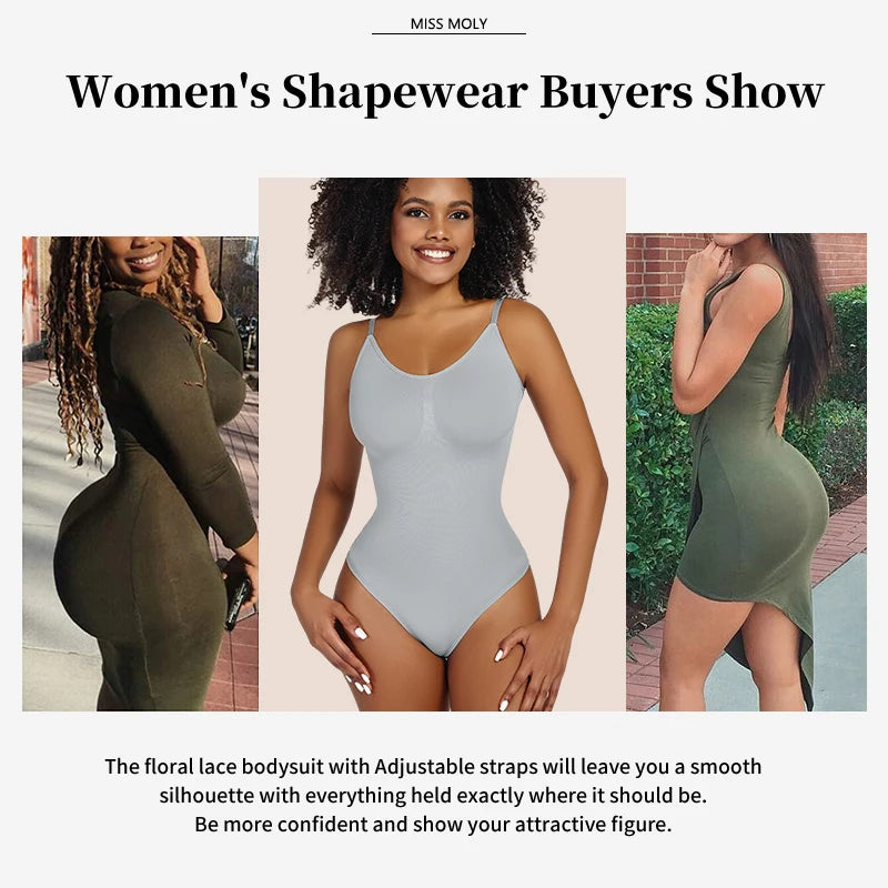 Smoothing Shapewear Bodysuit for Women Faja Full Body Shaper Thong Soft Body Shaping Sculpting Breast Slimming Underwear Dabfavshop