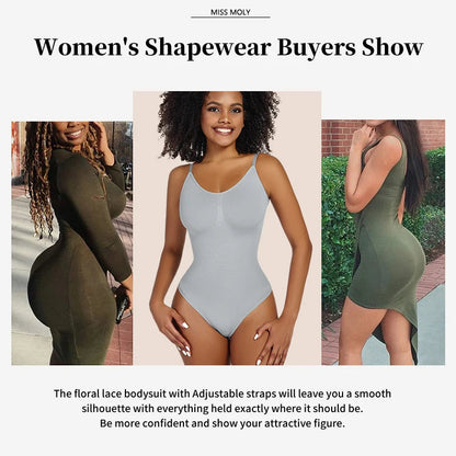 Smoothing Shapewear Bodysuit for Women Faja Full Body Shaper Thong Soft Body Shaping Sculpting Breast Slimming Underwear Dabfavshop