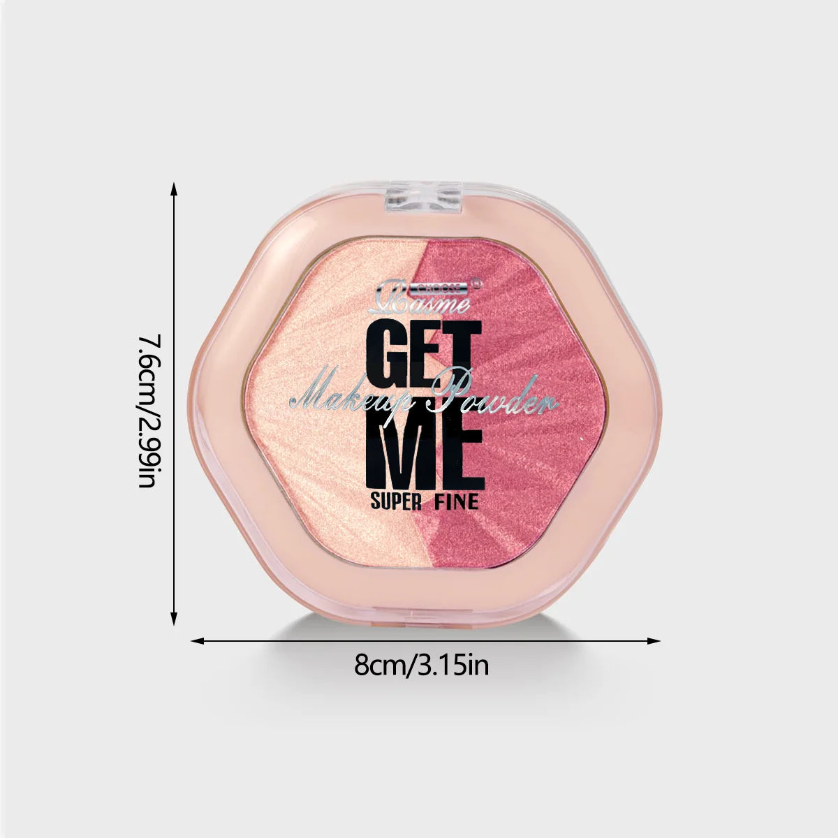 Natural fine shimmer eye shadow blush for multiple uses