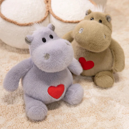 Lovely Hippo & Ant Plush Dolls