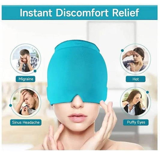 Single Layer Migraine Relief Cap Gel Ice Cap - Dabfavshop