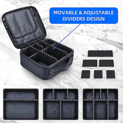 New Makeup Bag for Women Travel Waterproof Necessary Beauty Brush Embroidery Tool Storage Cosmetic Case Professional Makeup Box Dabfavshop