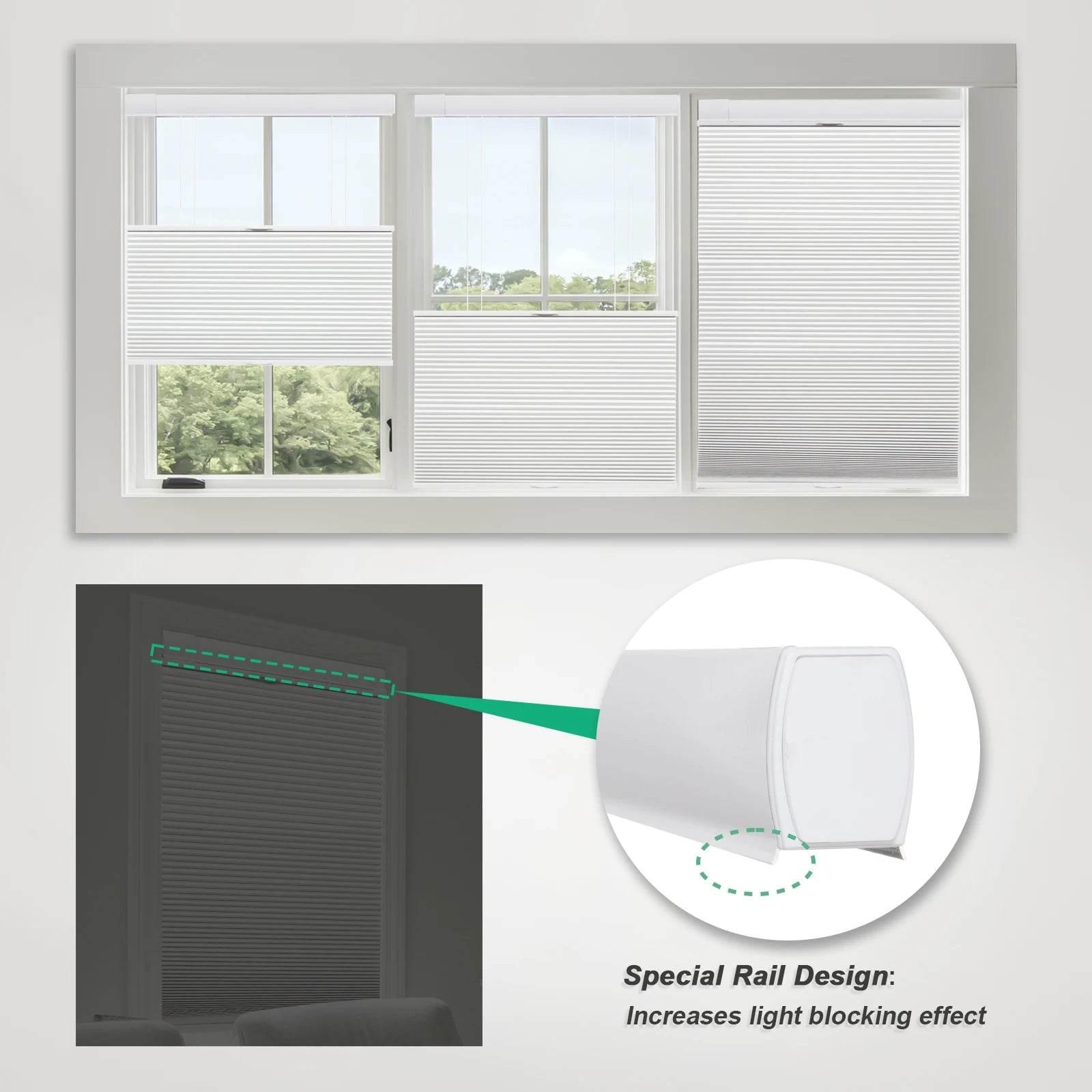 SnapFit Cordless Shades – No Drill, Instant Privacy & Light Control - Dabfavshop