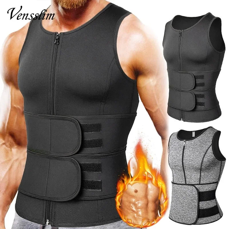 Men  Slimming Compression Body Shaper Waist Trainer Vest Dabfavshop