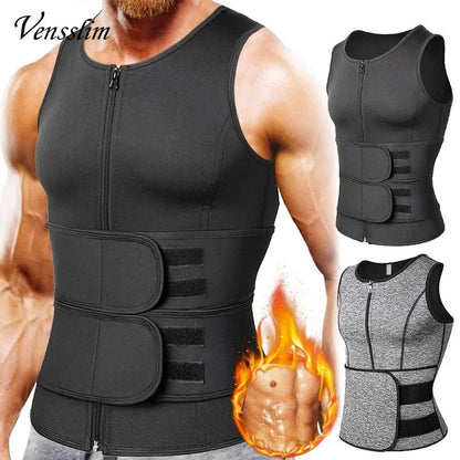 Men  Slimming Compression Body Shaper Waist Trainer Vest Dabfavshop