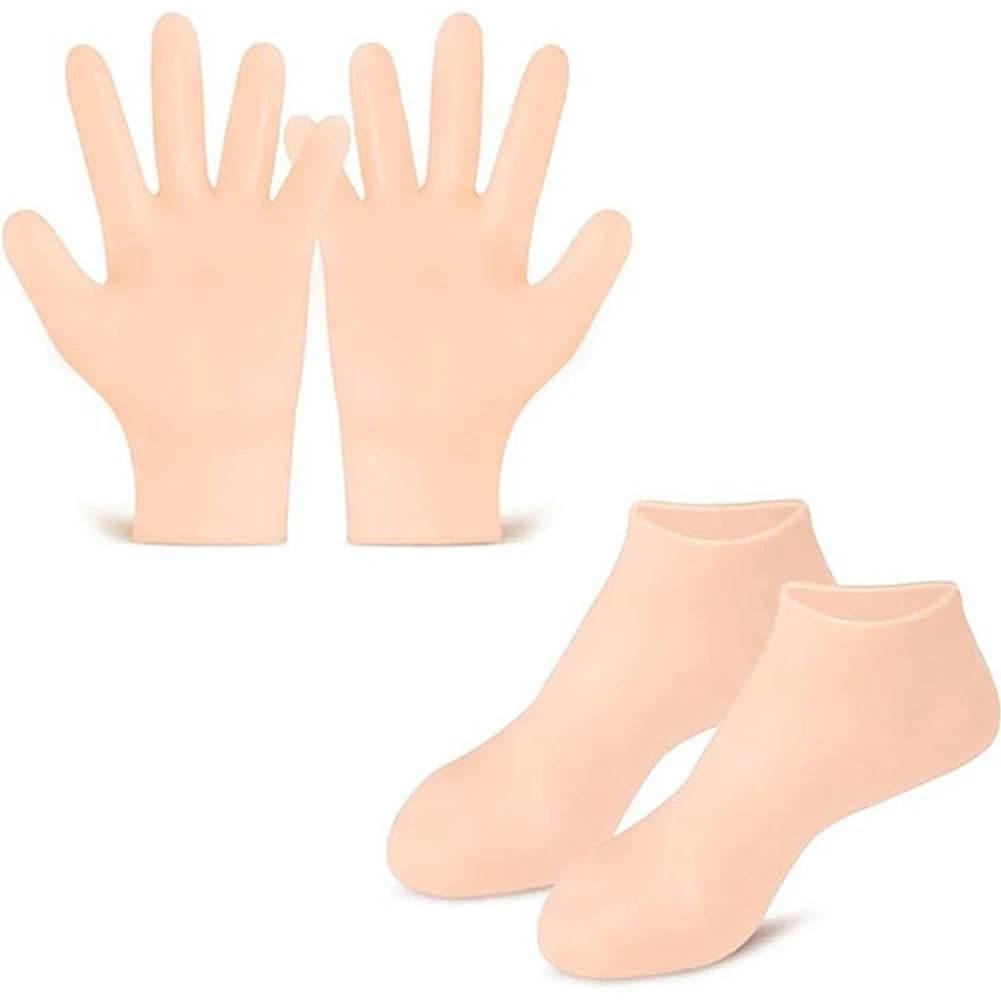 Silicone Socks Moisturizing Gel Socks Exfoliating and Preventing Dryness Spa Foot Care - Dabfavshop