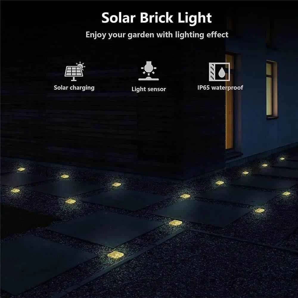 Solar Brick Ice Cube Light Outdoor