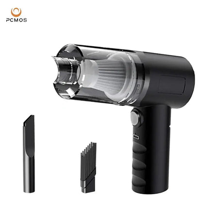 Wireless Vacuum Cleaner Dual Use for Home and Car 120W High Power Powerful Vacuum Cleaner Black PCMOS 1PC - Dabfavshop