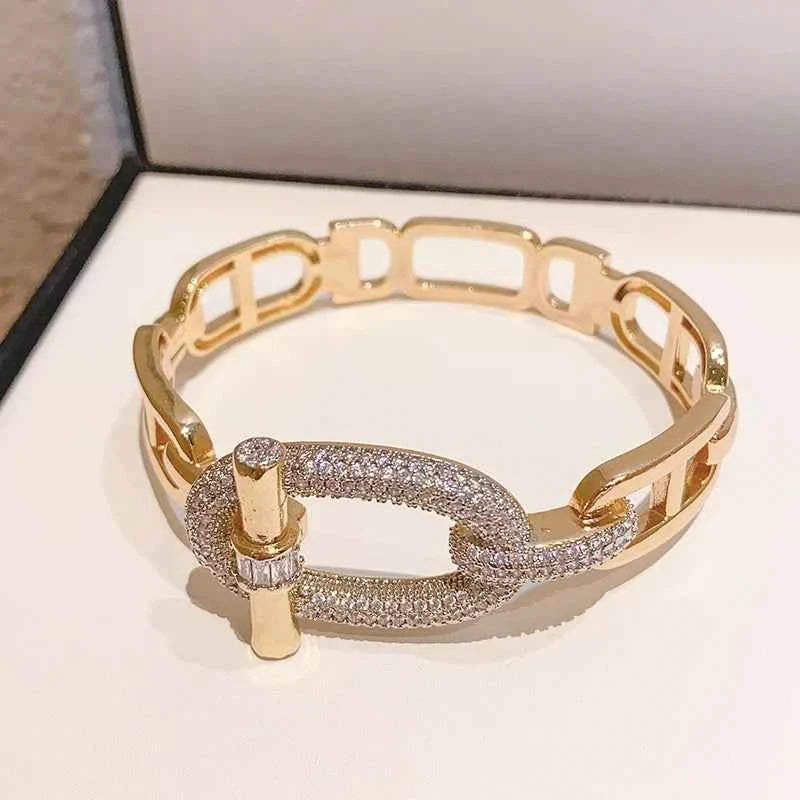 18 k gold plated bracelet