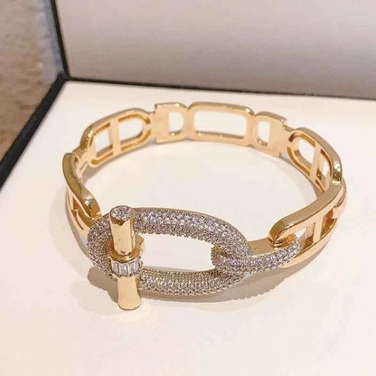 18 k gold plated bracelet