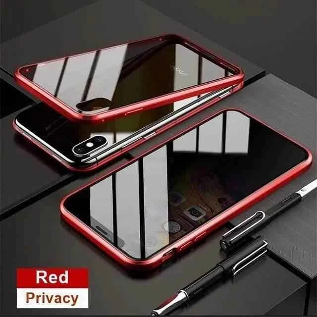 Tempered Glass With Privacy Case All In One