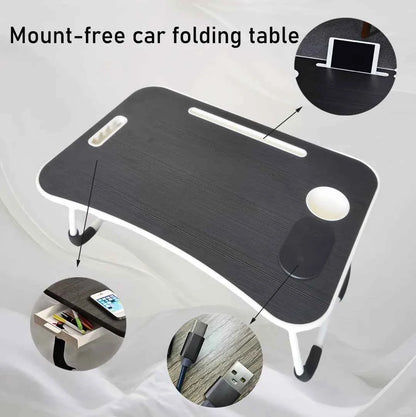 Simple, Sturdy and Durable, Wireless Charging, Foldable Small Table, Bed Laptop Table
