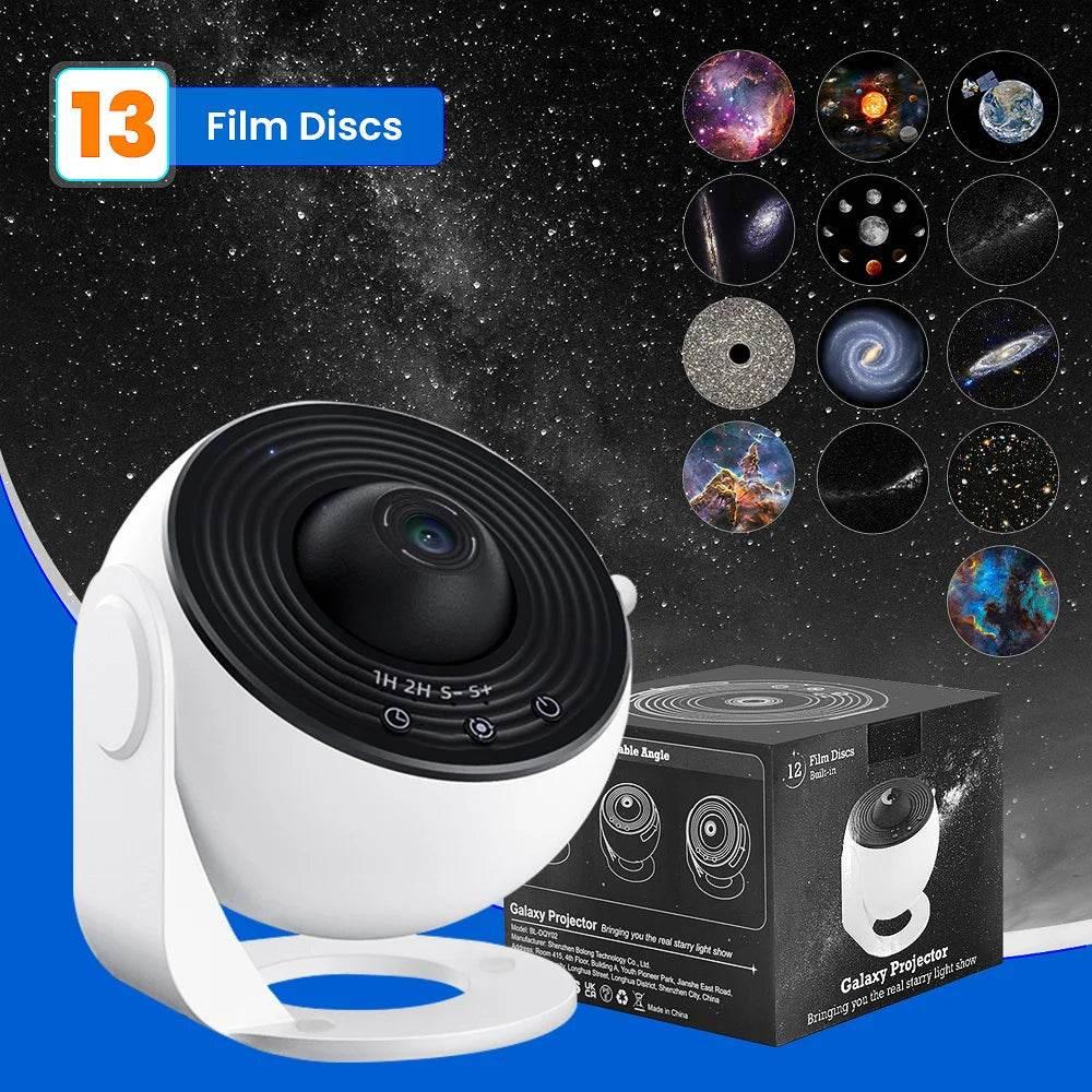 Star Projector 13 Planetarium Galaxys Projector With 360°Rotation - Dabfavshop