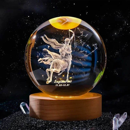 3D Crystal Ball Glass Decoration - Dabfavshop