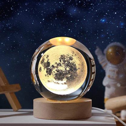 3D Crystal Ball Astronomy Galaxy Solar System - Dabfavshop