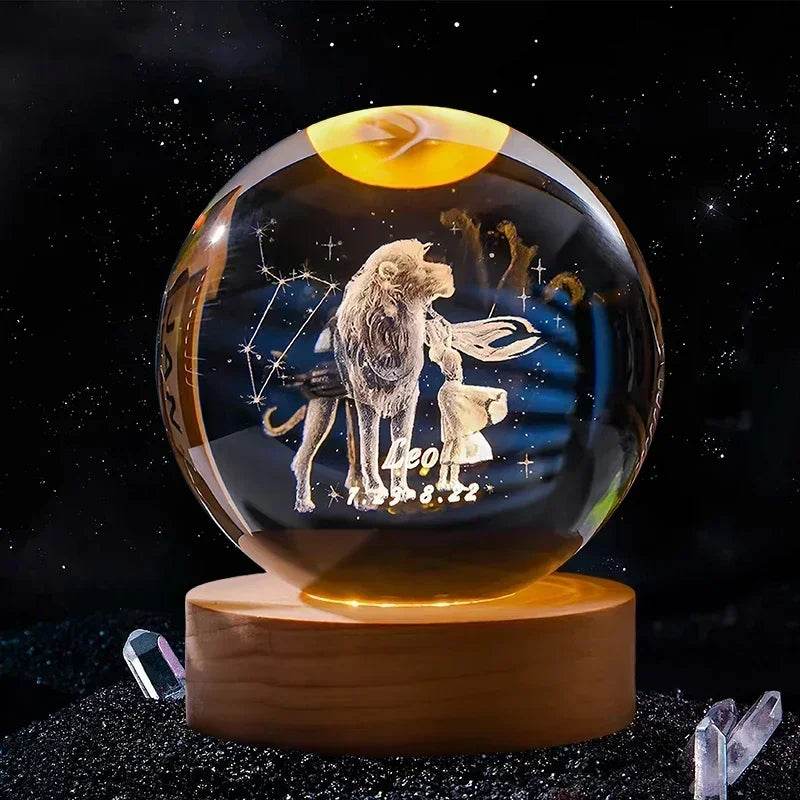 3D Crystal Ball Glass Decoration - Dabfavshop