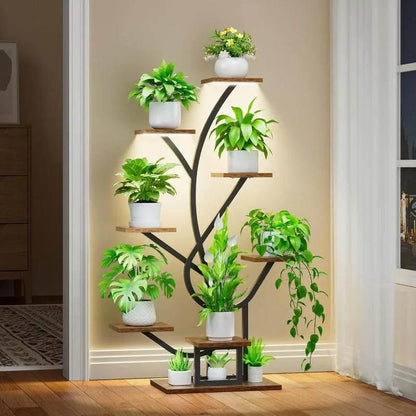 GlowGrow 8-Tier Plant Stand – Elevate & Illuminate! - Dabfavshop