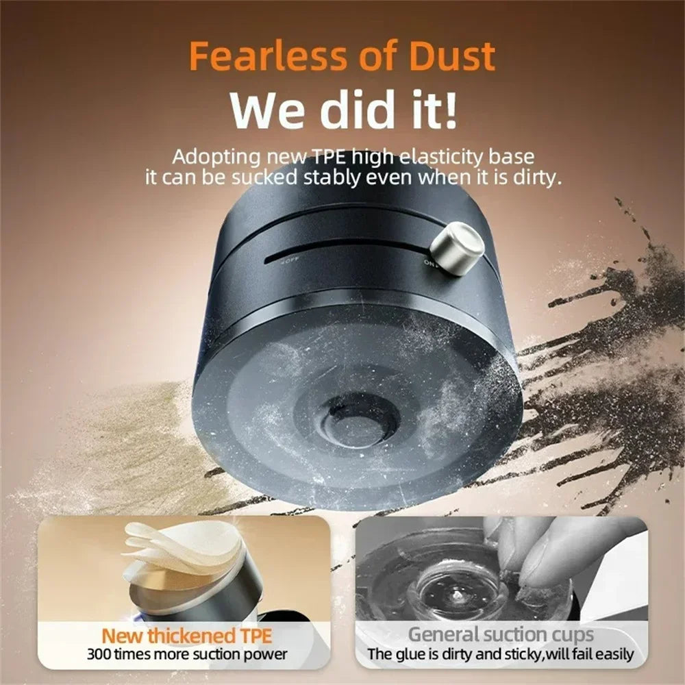 Portable Vacuum Magnetic Mobile Phone Bracket Adjustable Double-Sided Suction Cup Holder Lazy Stand For All Smartphone Dabfavshop