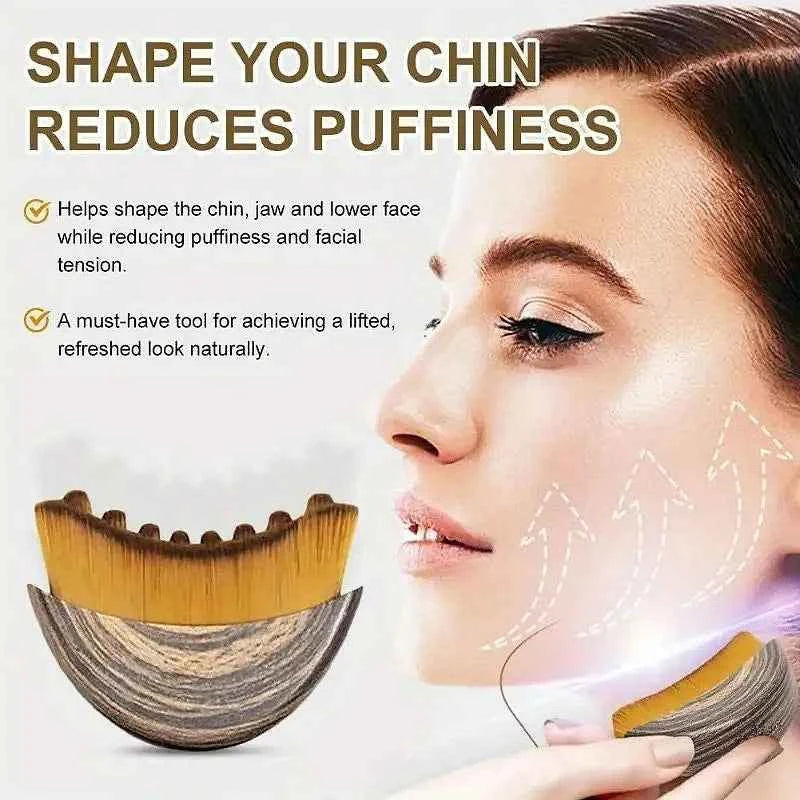 Sculpting Lymphatic Contour Face Brush Massager for Face The Skin