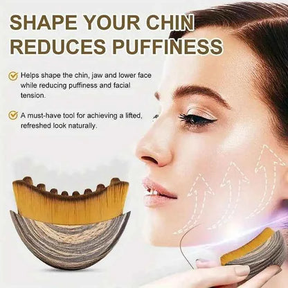 Sculpting Lymphatic Contour Face Brush Massager for Face The Skin