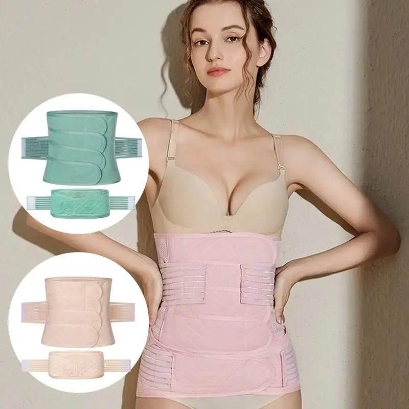 Postpartum Support Recovery Belly Wrap Waist Pelvis Belt Body Shaper - Dabfavshop