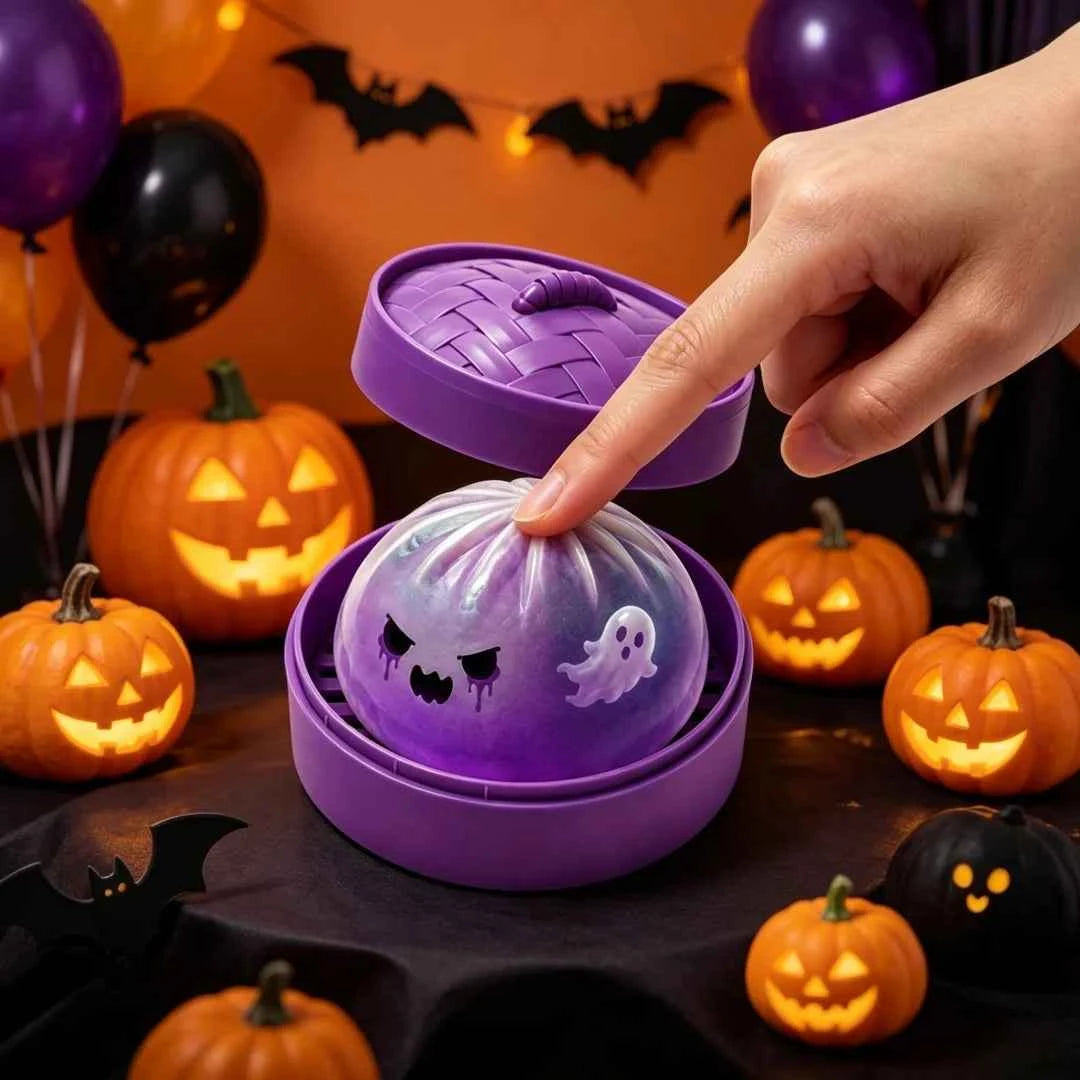 Halloween Theme Ghost Dumpling Soft Squishy