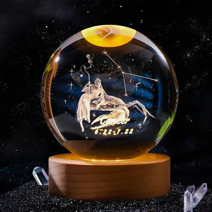 3D Crystal Ball Glass Decoration - Dabfavshop