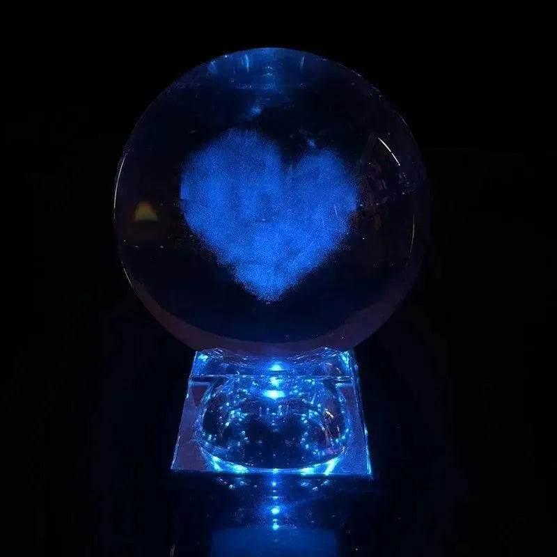 3D LED Crystal Ball Collectible - Dabfavshop