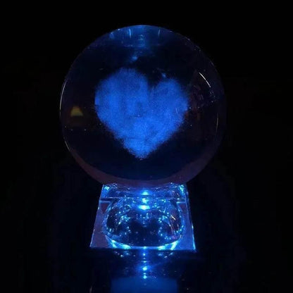 3D LED Crystal Ball Collectible - Dabfavshop