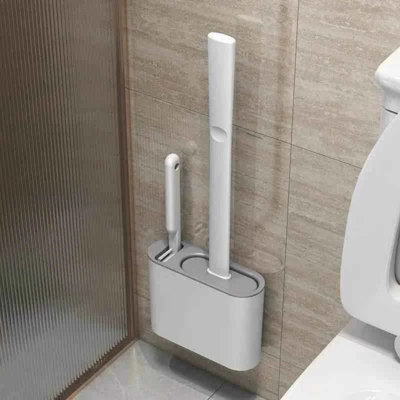 Wall Hanging Toilet Brush With Holder