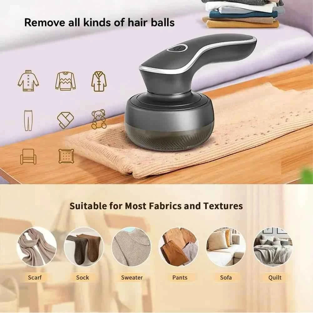 Rechargeable Electric Lint Fabric Shaver Remover With Digital Display