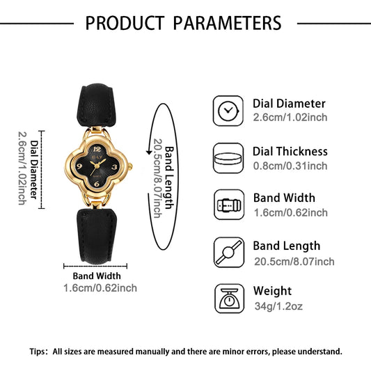 1PC new ladies' elegant quartz watch, perfect for daily wear, with a light luxury texture