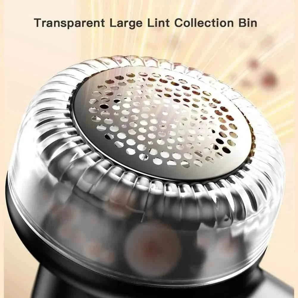 Rechargeable Electric Lint Fabric Shaver Remover With Digital Display