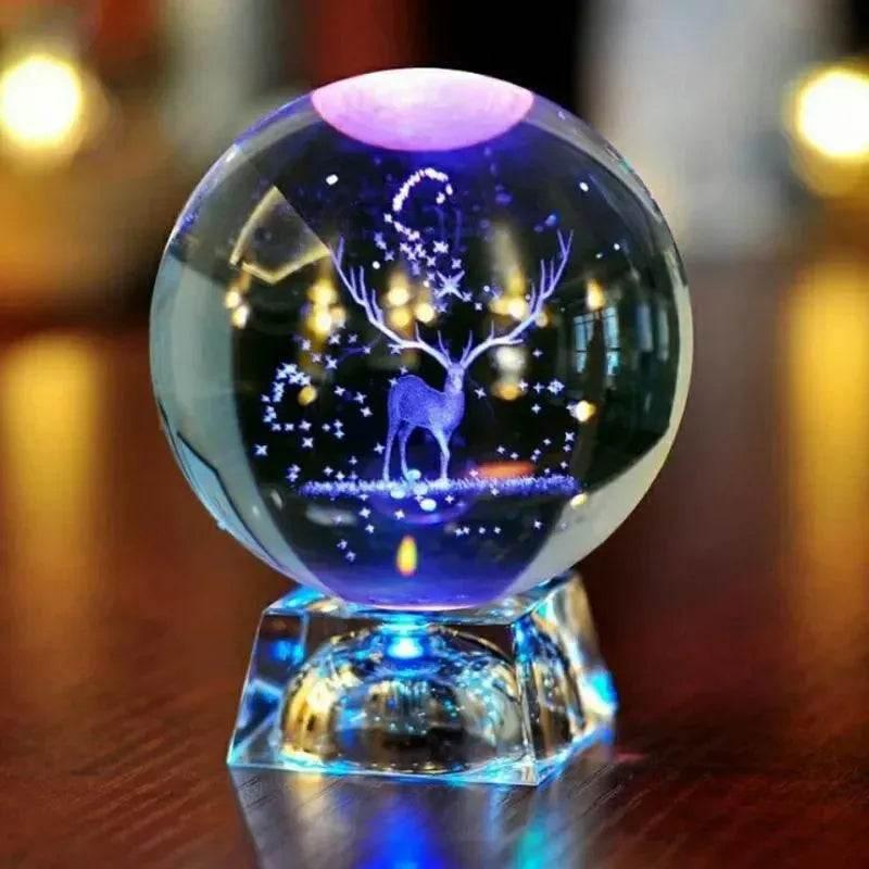 3D LED Crystal Ball Collectible - Dabfavshop