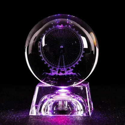 3D LED Crystal Ball Collectible - Dabfavshop