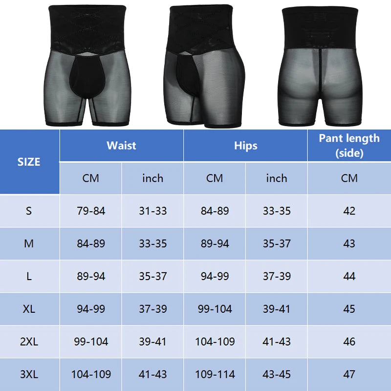 Sculpt & Support: Men's High-Elasticity Comfort Shapewear - Dabfavshop
