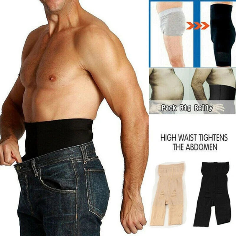 Sculpt & Support: Men's High-Elasticity Comfort Shapewear - Dabfavshop