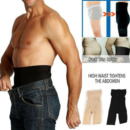 Sculpt & Support: Men's High-Elasticity Comfort Shapewear - Dabfavshop