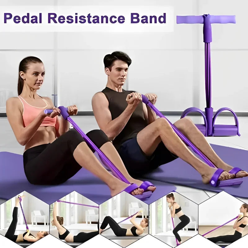 Multi-Functional Household Fitness Equipment for abdominal Strengthening Elastic Band
