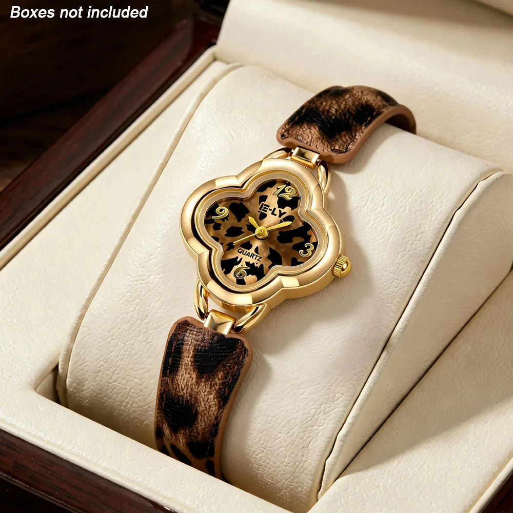 1PC new ladies' elegant quartz watch, perfect for daily wear, with a light luxury texture