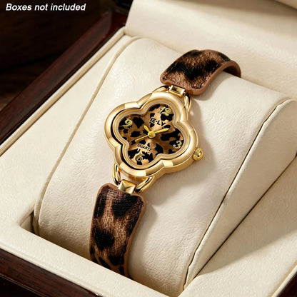 1PC new ladies' elegant quartz watch, perfect for daily wear, with a light luxury texture