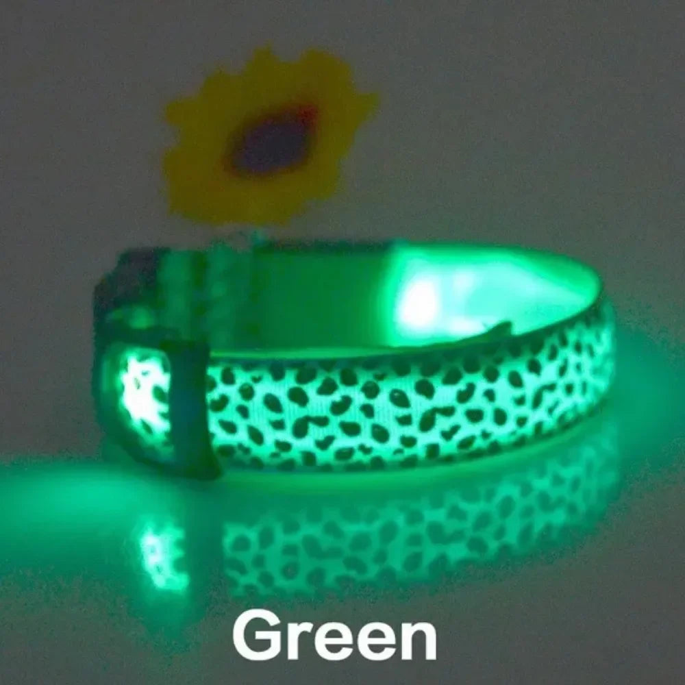 LED Leopard Dog Collar - Dabfavshop