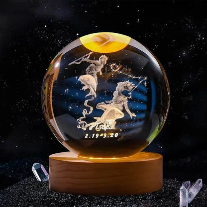 3D Crystal Ball Glass Decoration - Dabfavshop