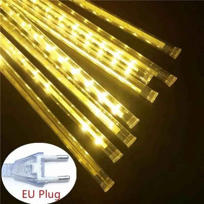 Led Hanging String Lights Meteor Shower